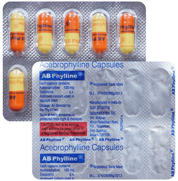 Abphylin 100mg Capsule