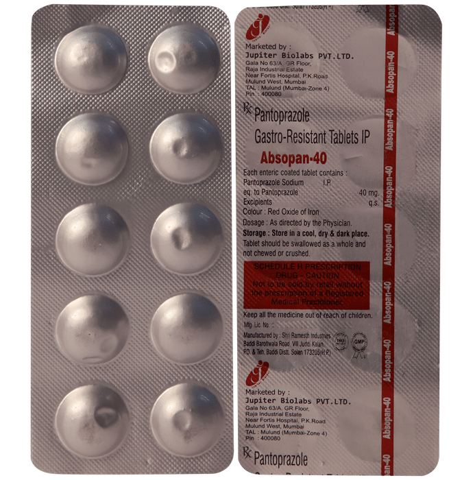 Absopan 40mg Tablet