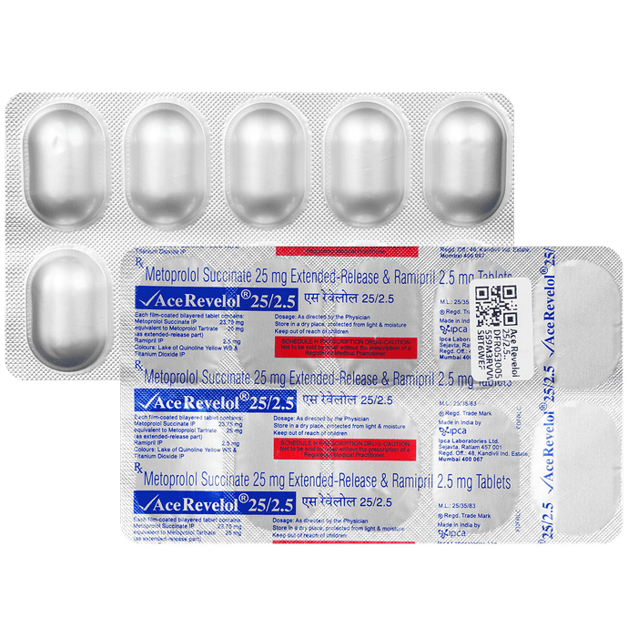 Ace Revelol 25/2.5 Tablet ER