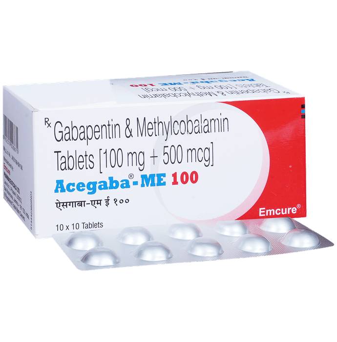 Acegaba ME 100mg/500mcg Tablet