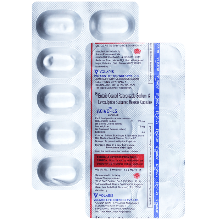 Acivo LS 75mg/20mg Capsule
