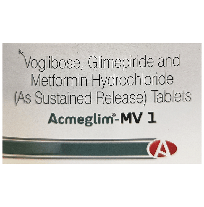 Acmeglim-MV 1 Tablet SR