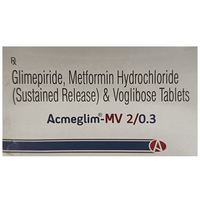 Acmeglim-MV 2/0.3 Tablet SR