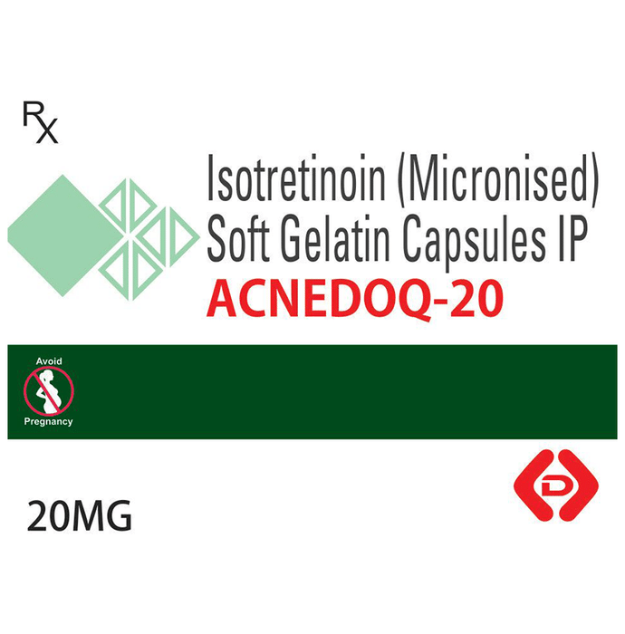 Acnedoq 20 Soft Gelatin Capsule