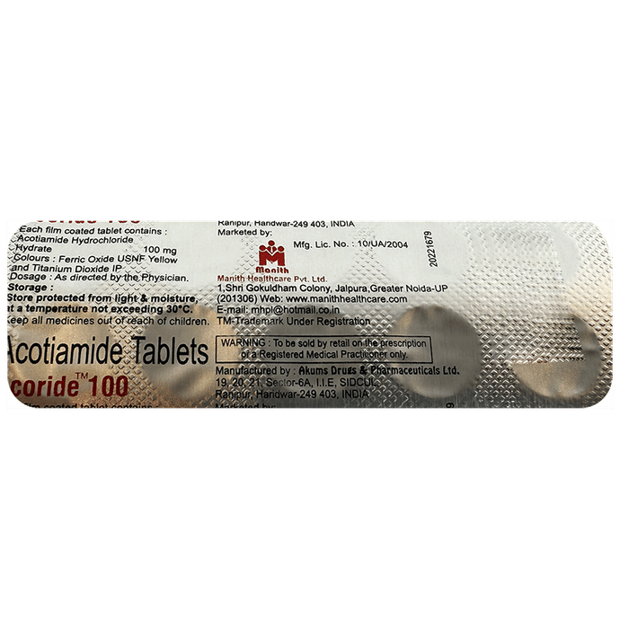 Acoride 100 Tablet