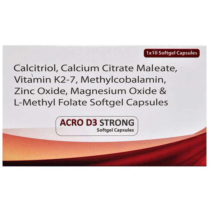 Acro D3 Strong Softgel Capsule