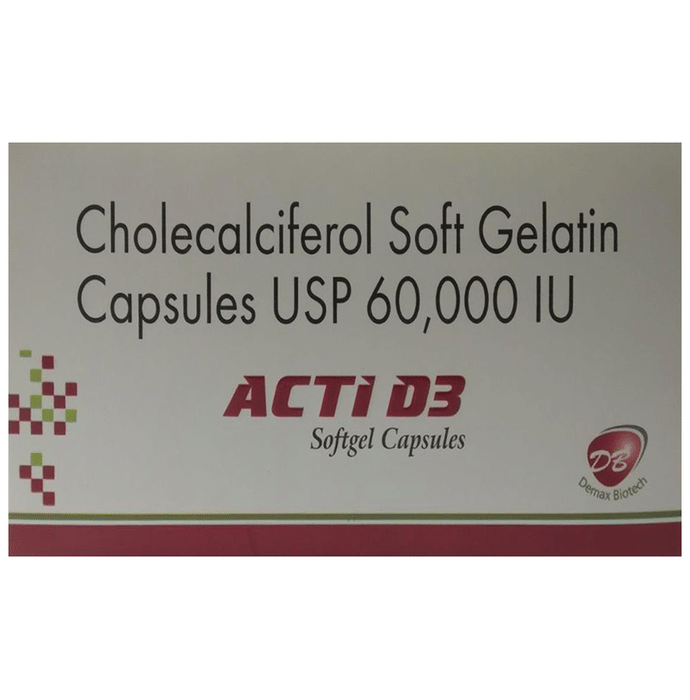 Acti D3 Softgel Capsule