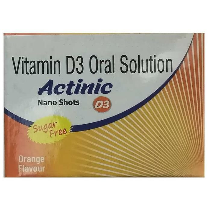 Actinic Nano Shots (5ml Each) Orange Flavour Sugar Free