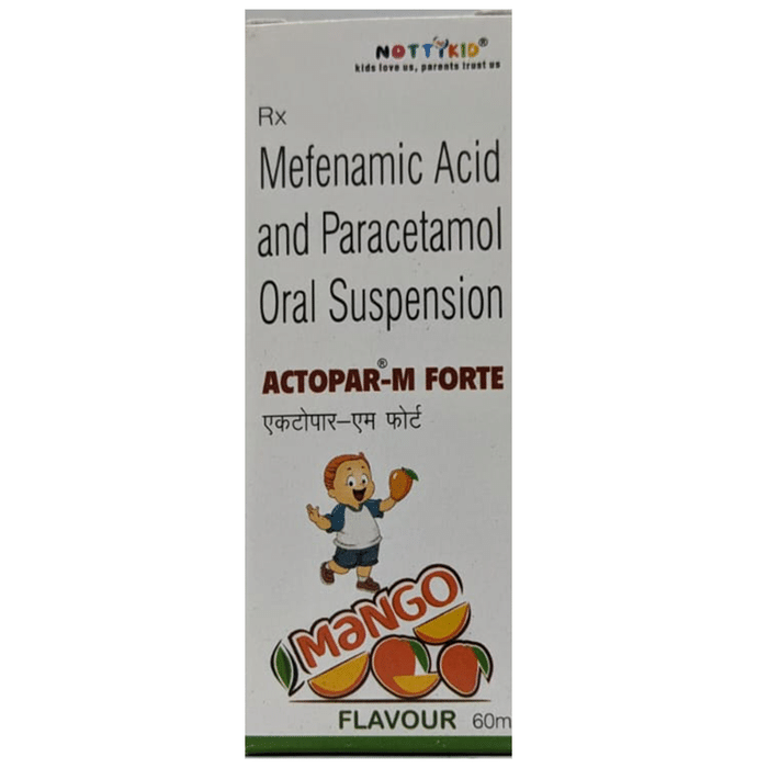 Actopar-M Forte Oral Suspension Mango