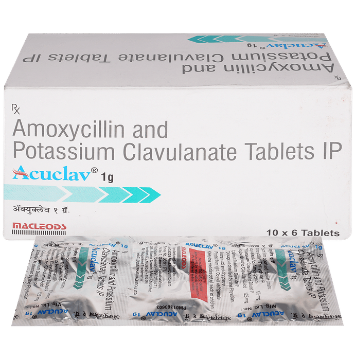 Acuclav 1000mg Tablet