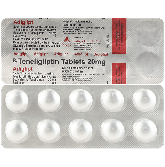 Adiglipt 20mg Tablet