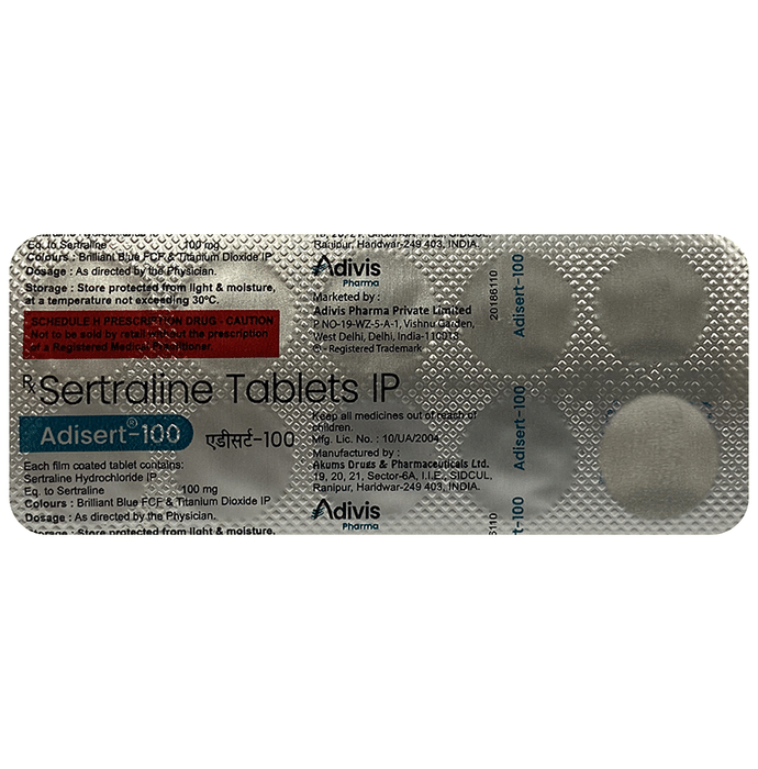 Adisert 100 Tablet