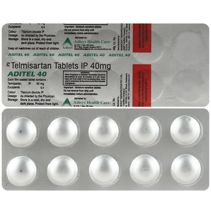 Aditel 40mg Tablet