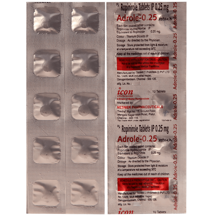Adrole 0.25mg Tablet