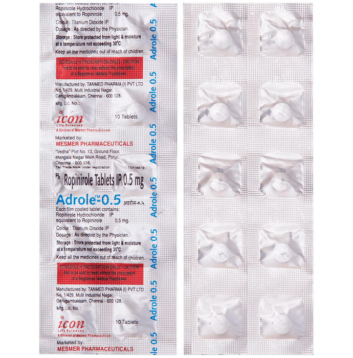 Adrole 0.5mg Tablet