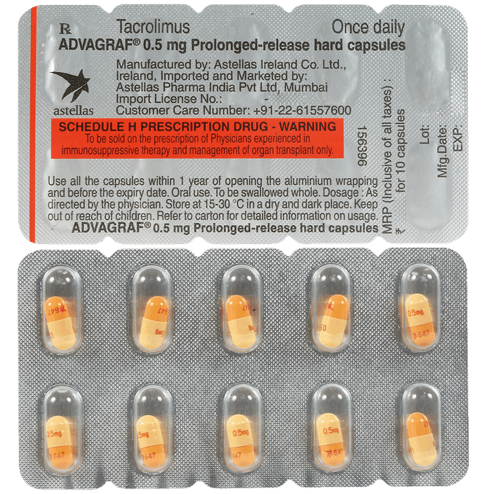 Advagraf 0.5mg Capsule PR