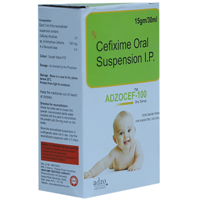 Adzocef 100 Dry Syrup