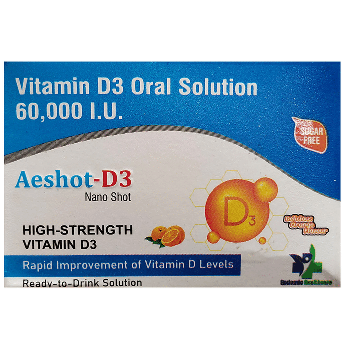 Aeshot-D3 Nano Shot Delicious Orange Sugar Free