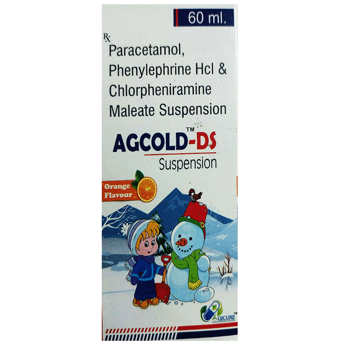 Agcold-DS Oral Suspension Orange