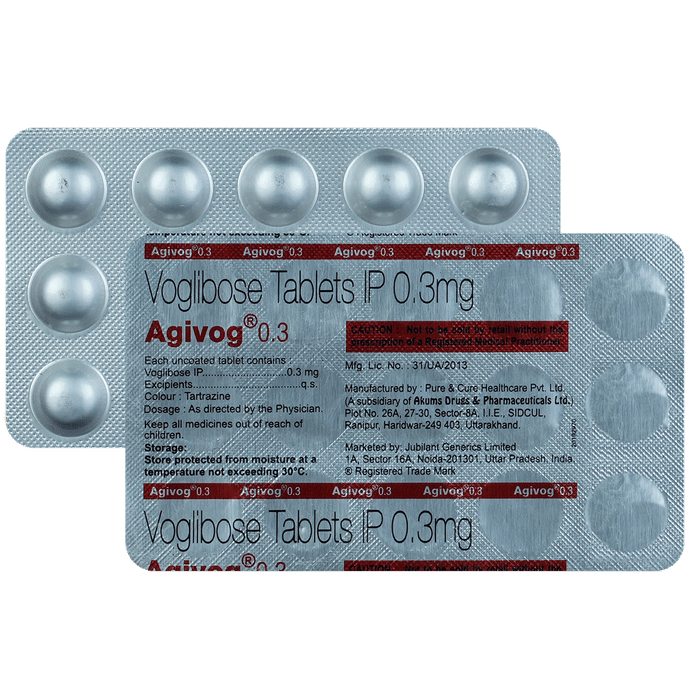 Agivog 0.3 Tablet