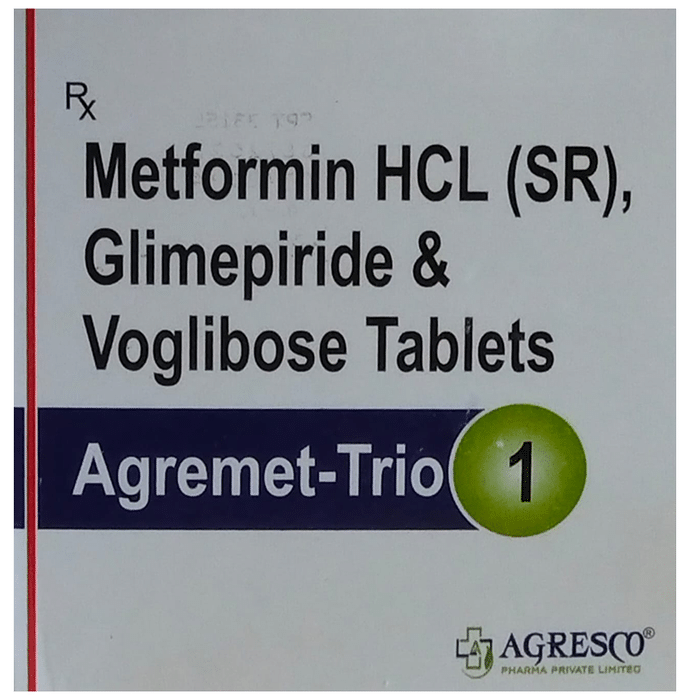 Agremet-Trio 1 Tablet SR