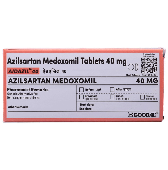 Aidazil 40 Tablet