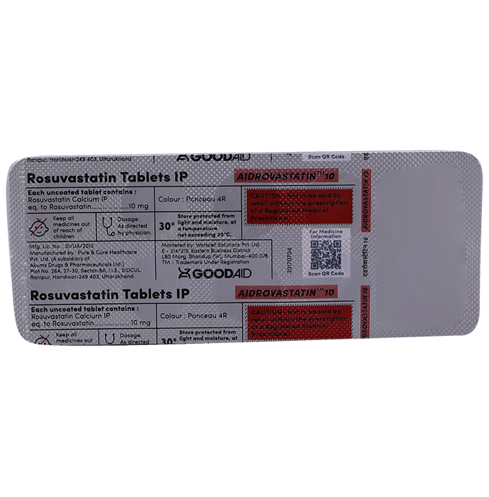 Aidrovastatin 10 Tablet