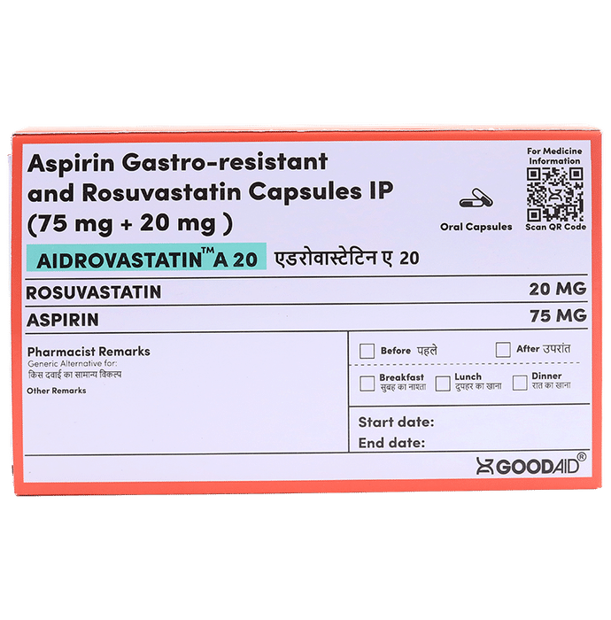 Aidrovastatin A 20 Capsule