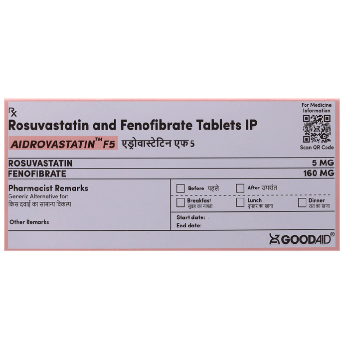 Aidrovastatin F5 Tablet