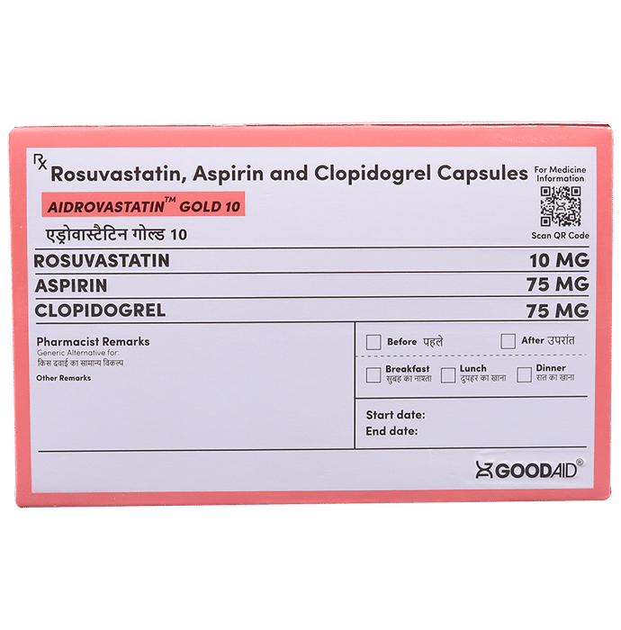 Aidrovastatin Gold 10 Capsule