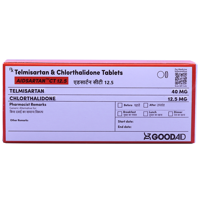 Aidsartan CT 12.5 Tablet