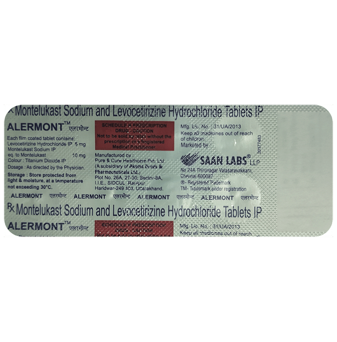 Alermont 5mg/10mg Tablet