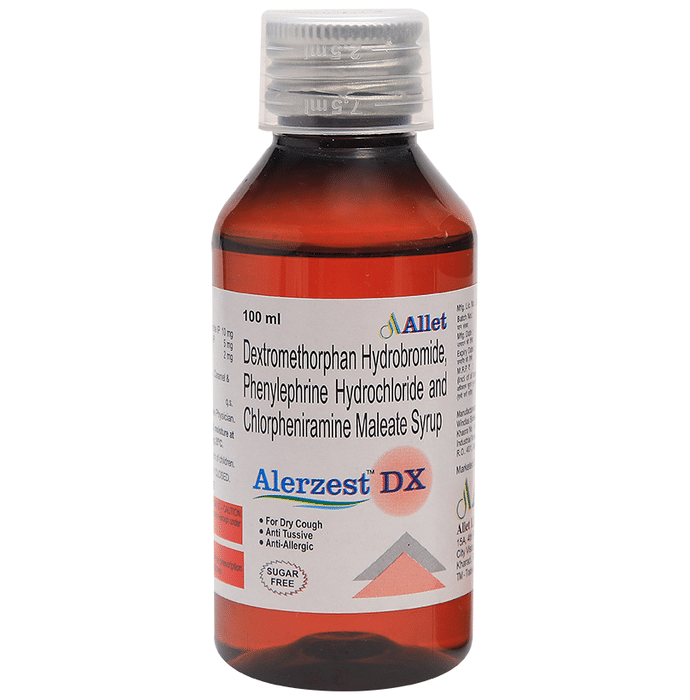 Alerzest DX Syrup Sugar Free