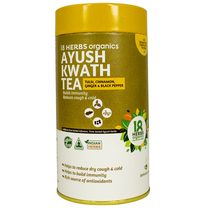 18 Herbs Organics Ayush Kwath Tea Bag (1.5gm Each)