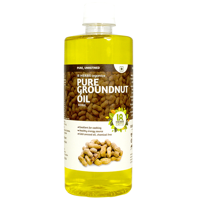 18 Herbs Organics Pure Groundnut Oil Edible