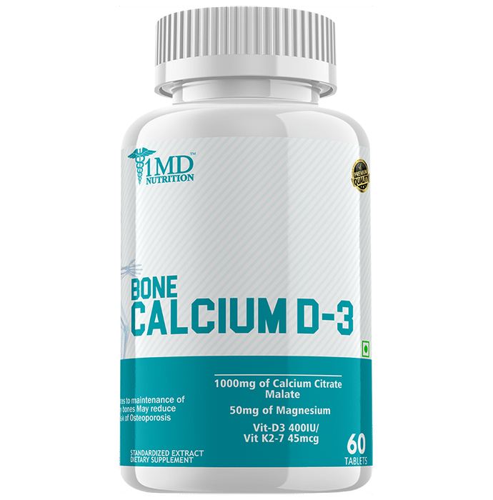 1MD Nutrition Bone Calcium D 3 Tablet
