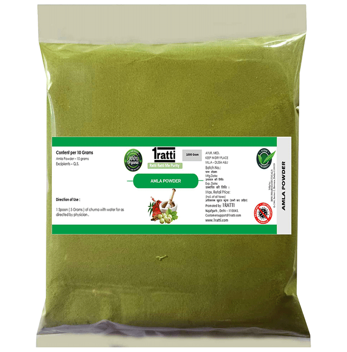 1ratti Amla Powder (1000gm Each)
