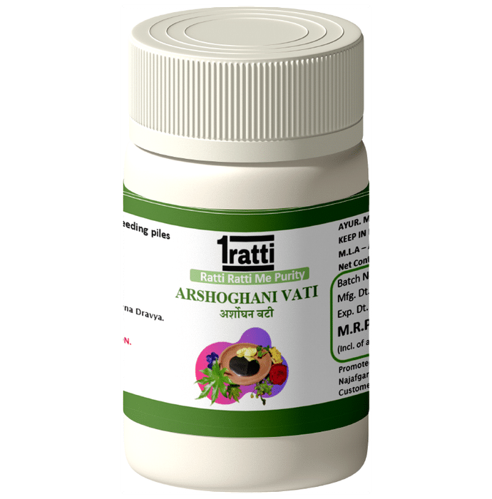 1ratti Arshoghani Vati Tablet (60 Each)