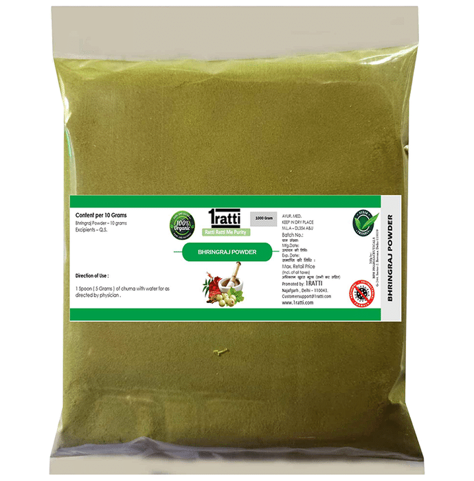 1ratti Bhringraj Powder (1000gm Each)