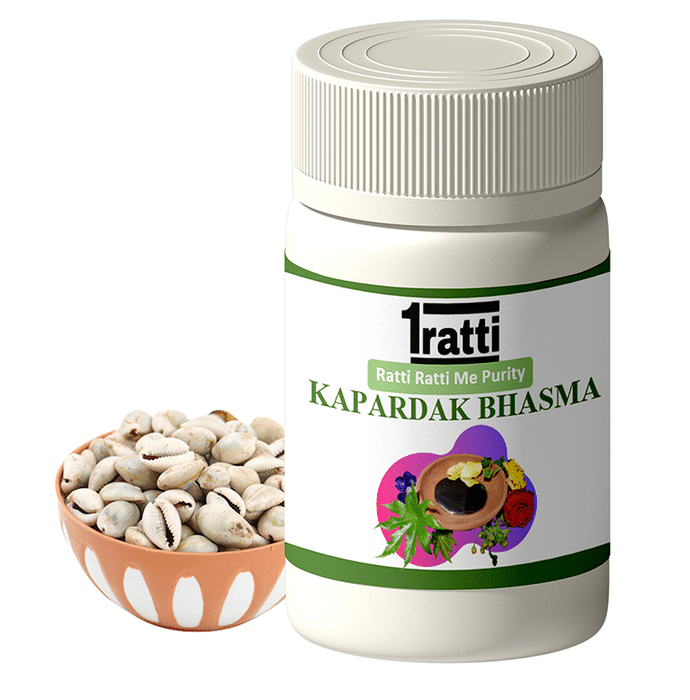 1ratti Kapardak Bhasma