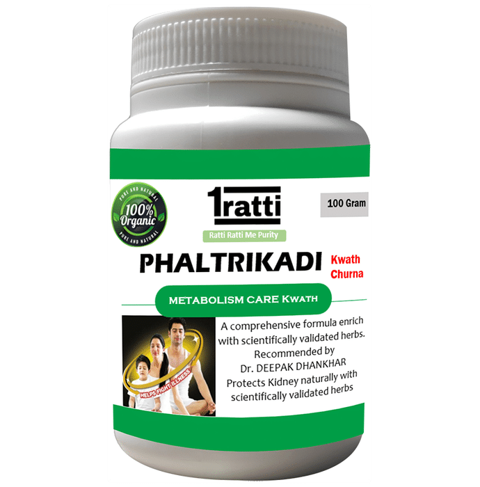 1ratti Phaltrikadi Kwath Churna (100gm Each)