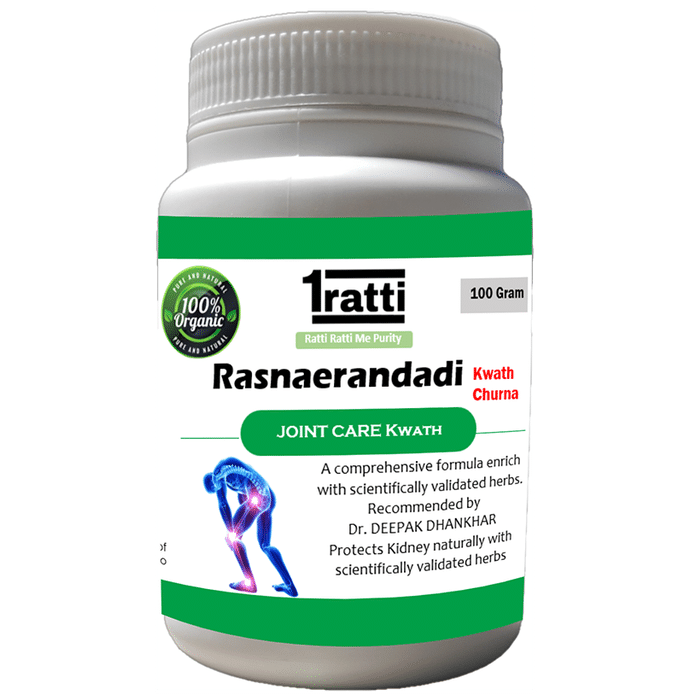 1ratti Rasnaerandadi Kwath Churna (100gm Each)