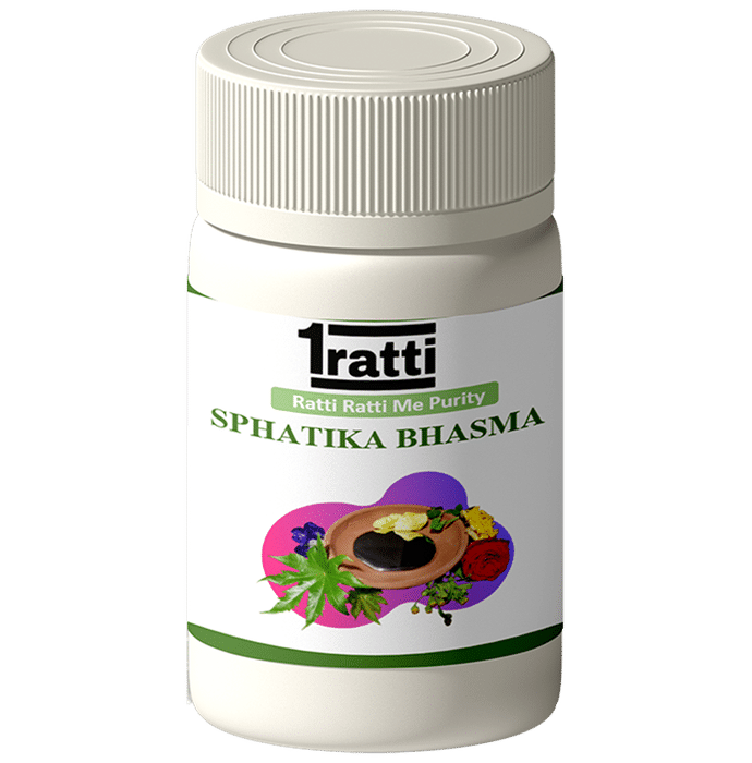 1ratti Sphatika Bhasma