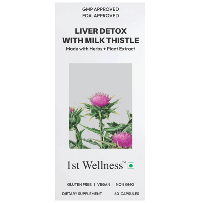 1st Wellness Liver Detox With Milk Thistle Capsule