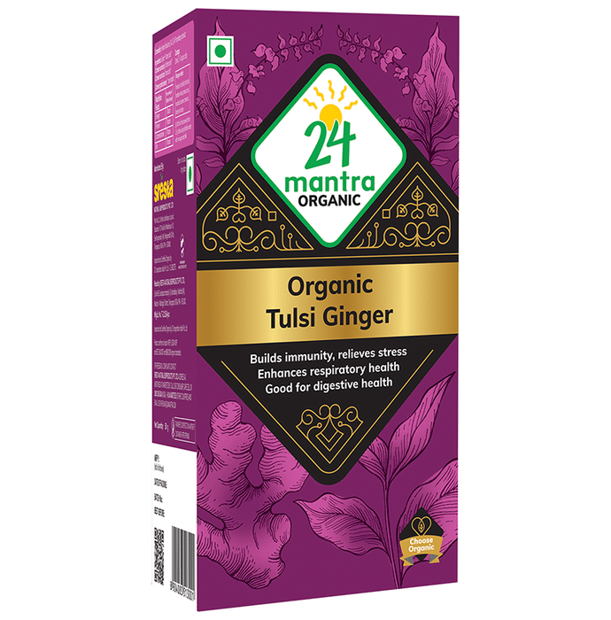 24 Mantra Organic Tulsi Ginger Tea