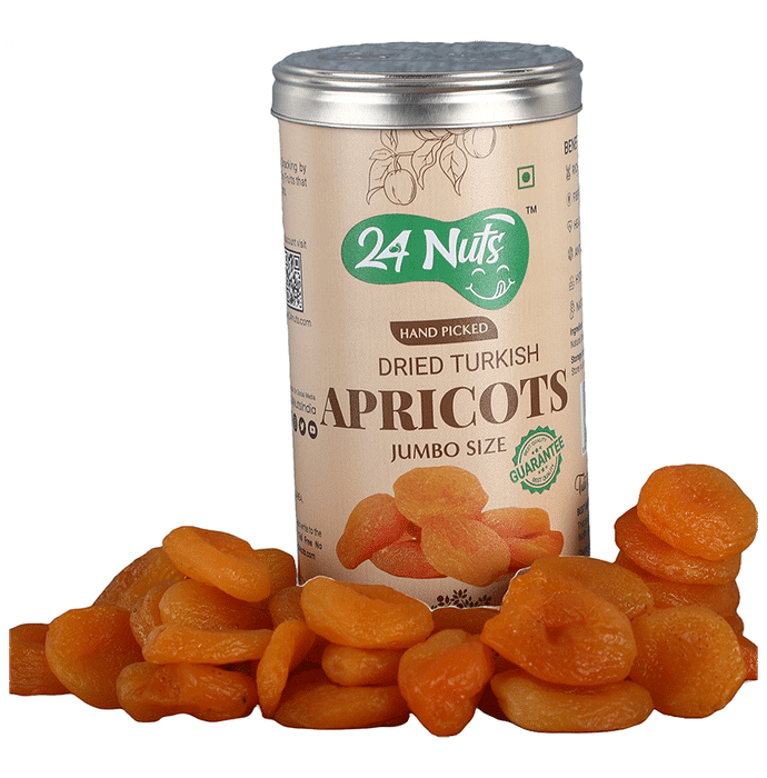 24 Nuts Hand Picked Dried Turkish Apricots