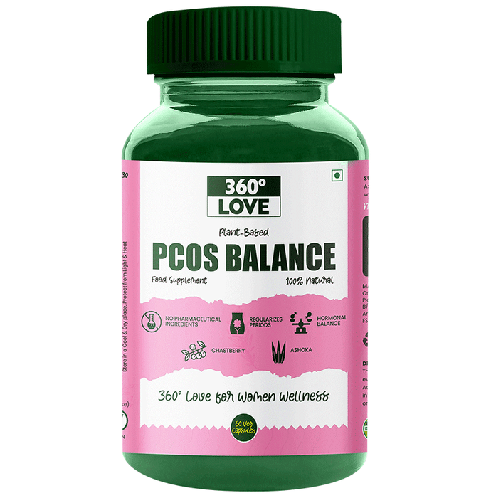 360? Love Pcos Balance Veg Capsule