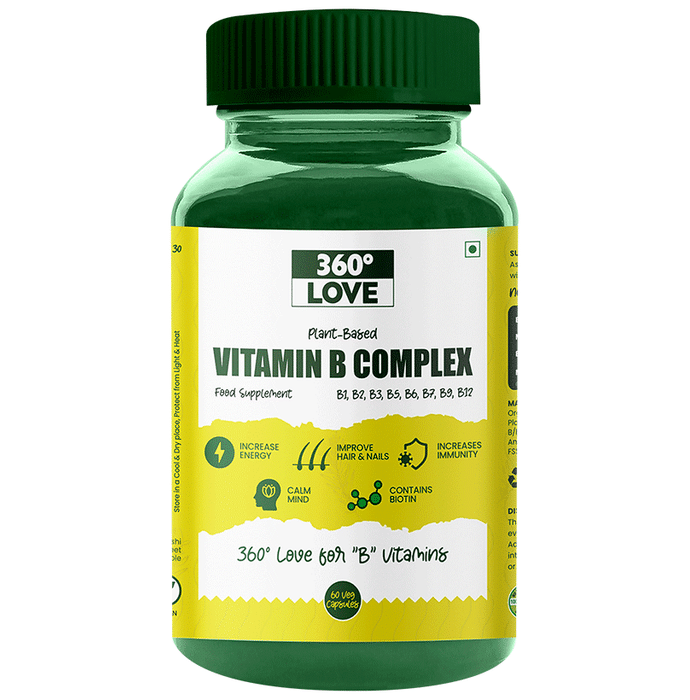 360? Love Vitamin B Complex Veg Capsule