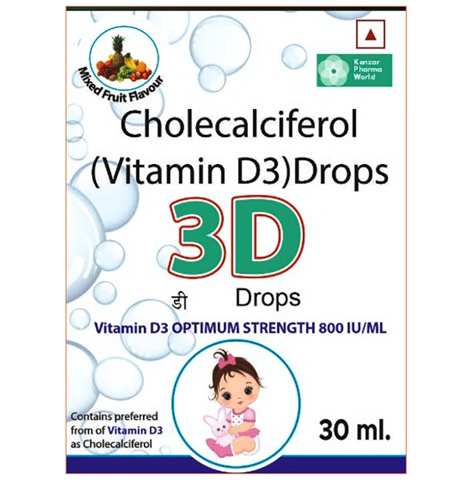 3D Oral Drops Mixed Fruit