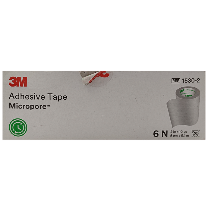 3M 1530-2 Micropore Adesive 5cm x 9.1m Tape